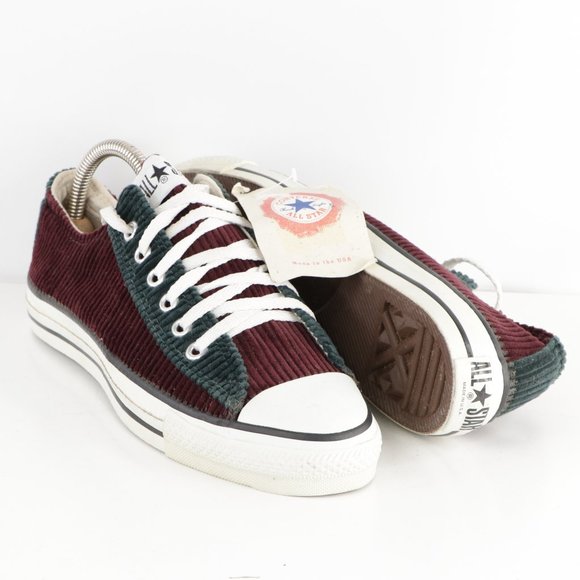 Converse Shoes - New Vintage 90s Converse Corduroy Shoes USA Made